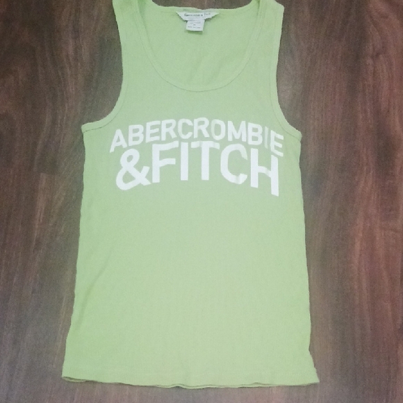 Abercrombie & Fitch Tops - Abercrombie & Fitch Lime Green Tank Top